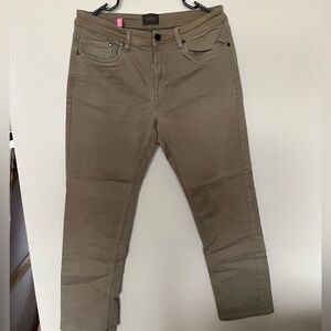 Men's Slim Fit Jeans in Brown